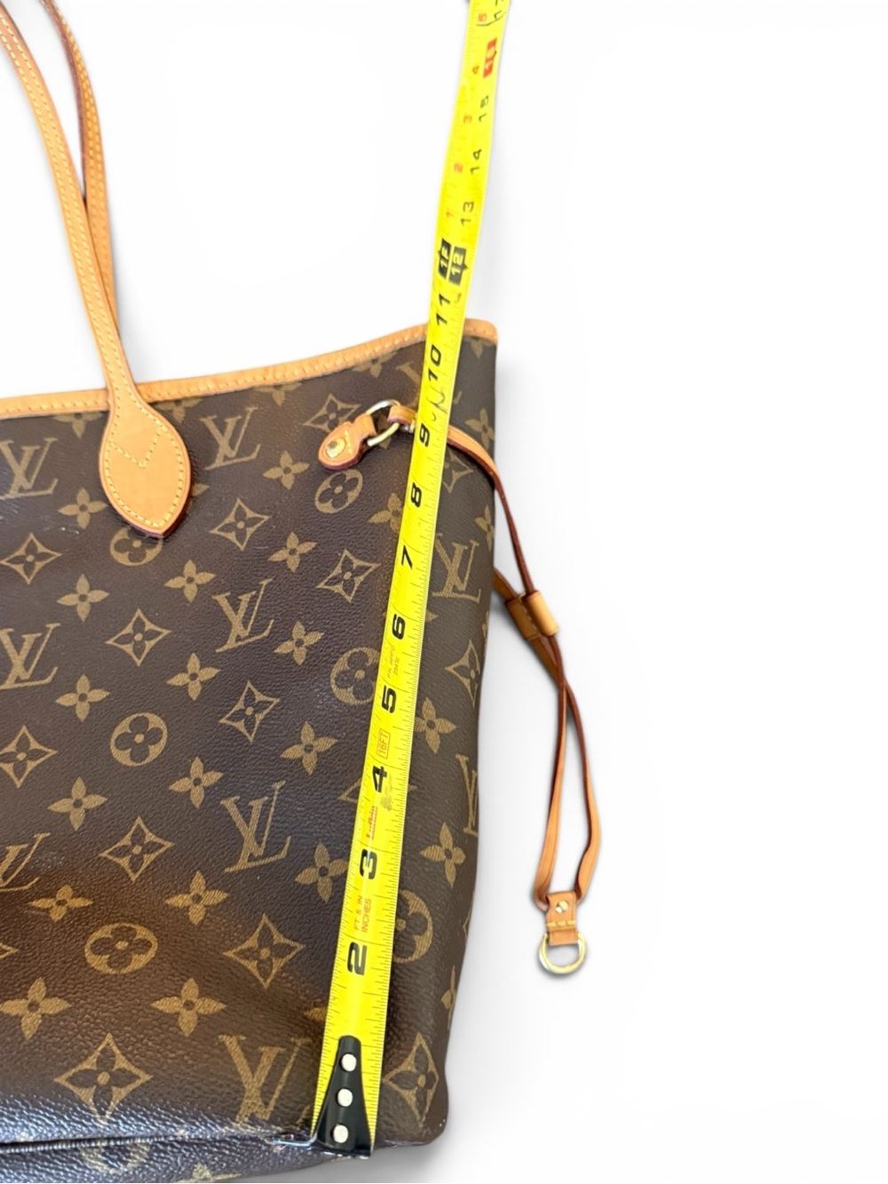 Louis Vuitton Monogram Nov 2015 Canvas Neverfull Tote - Brown and Tan - Picture 10 of 14